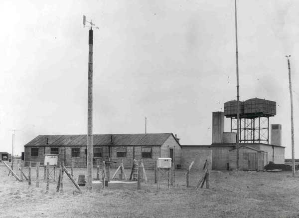 The Met. Station at Tiree Aerodrome during World War II.